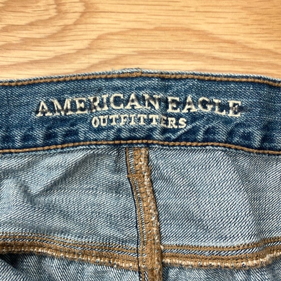 American Eagle Outfitters Relaxed distressed  Blue Jeans 20 Long - Picture 2 of 7